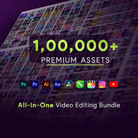 All-In-One Graphic Design & Video Editing 900,000+ Mega Bundle